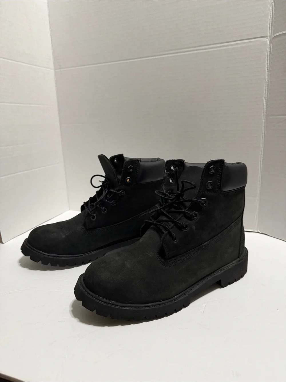 Timberland 6 Inch Black Waterproof Boots 6.5